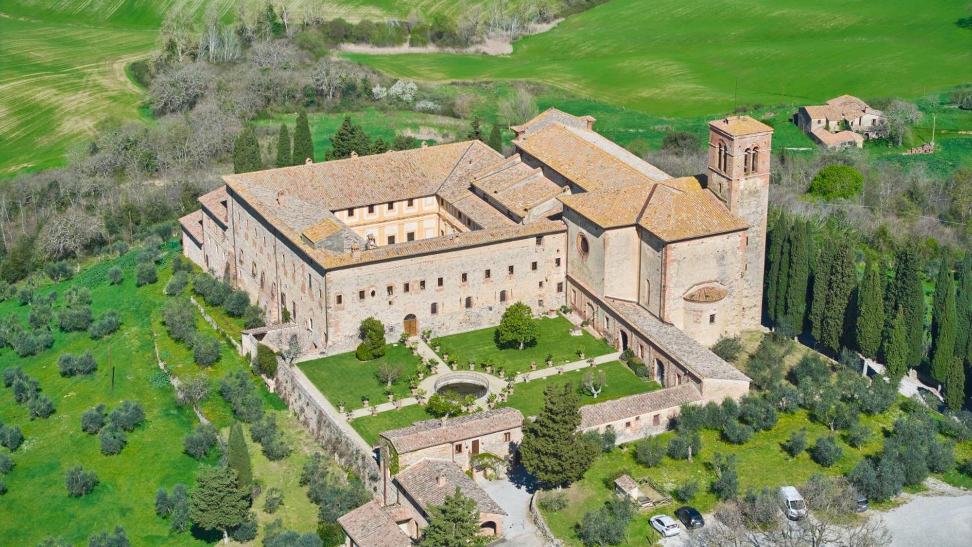 Вілла Monastero Sant'Anna In Camprena П'єнца Екстер'єр фото