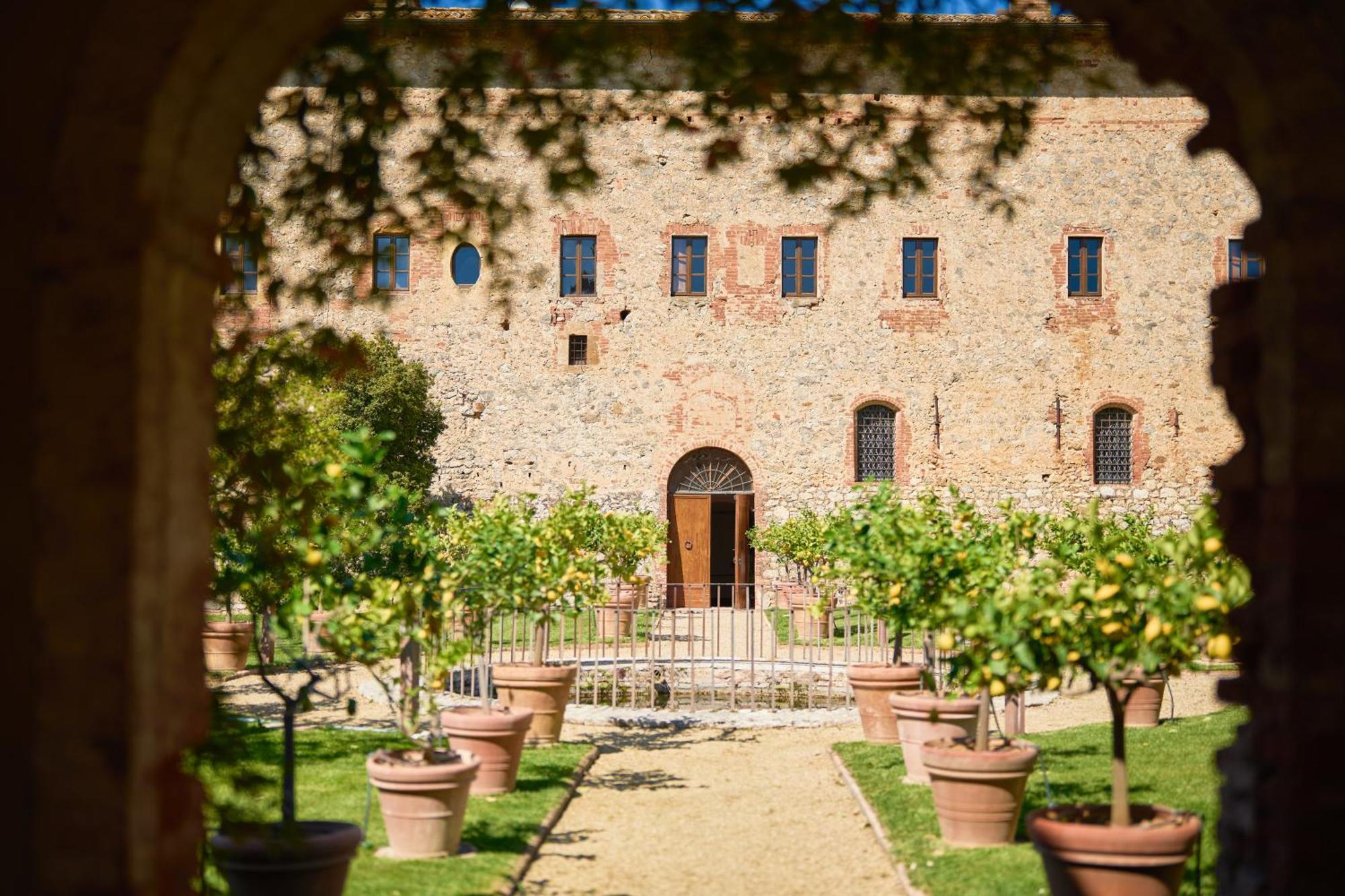 Вілла Monastero Sant'Anna In Camprena П'єнца Екстер'єр фото